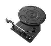 Mikinona Vintage Vinyl Record Player with Turntable Built-in Speakers Gramophone Movement High-fidelity Sound for Music Lovers and Easy Listening Experience