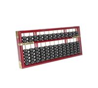 Mikinona Vintage Wooden Abacus Rods Beads Educational Counting Tool for Hand-eye Coordination and Desktop Decoration for Math Learning and Arithmetic Practice