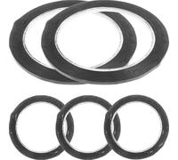 Mikinona Violin Finger Position Tape 5pcs Black 3mm Wide Fretboard Stickers Violin Practicing Decal for Beginner String Instrument Learning Accessories