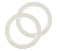 Mikinona Violin Fretboard Tape White Pvc Fingerboard Tape for Beginners 2 Rolls Improves Finger Placement and Does Not Affect Sound for String Instruments for Learning and Training