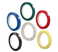 Mikinona Violin Tape 6pcs PVC Fingerboard Position Stickers for Violin and Cello Multi-Colour Note Tape Easy Application Lightweight Sturdy Beginner Practice Accessories