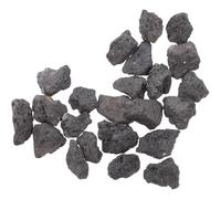 Mikinona Volcanic Lava Rocks for Fish Tank Landscaping, Black Aquarium Stones for Plants Bonsai Decoration, Porous Volcanic Rock, 1 Pack
