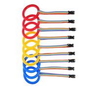 Mikinona Walking Rope 9pcs Child Leash with Handles for Preschool Outdoor Safety and Organized Queuing