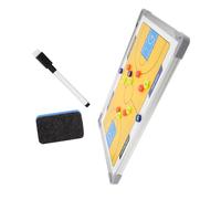 Mikinona Wall Hanging Basketball Coaching Board with Sand Textured Surface for Training and Team Strategy Lightweight Aluminum Frame Basketball Board for Coaches and Game Planning