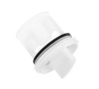 Mikinona Washing Machine Drain Pump Filter Plug and Drain Hose Seal Plastic Cover for Washer Drainage Pump Replacement Part Blue Compatible with Drum Washers