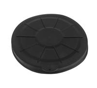 Mikinona Waterproof Plastic Textured Lid Surface Anti-slip with Compartment round Hatch Cover 10.63 Inch Black for Kayak Boat Fishing Outdoor Environments