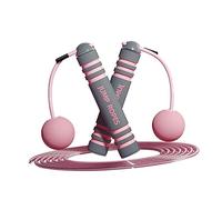 Mikinona Weighted Cordless Jump Rope with Steel Wire and Non Slip Handles Ropeless Skipping Rope for Indoor Fitness Calorie Burning Workout for Men Women