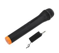 Mikinona Wireless Handheld Microphone with Receiver Noise Suppression Easy to Operate Abs and Iron Material Wireless Microphone Equipment for Karaoke and Outdoor Live Streaming Random Random Color