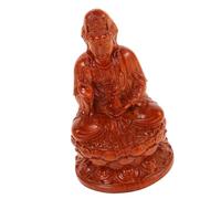 Mikinona Wood Guan Yin Statue Decorative Desktop Figurine for Indoor Study