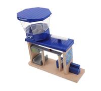 Mikinona Wooden Airplane Station Accessory for Safe Educational Role Play Set Enhancing Fine Motor Skills and Logical Thinking Interactive Pretend Play for Boys Home Preschool