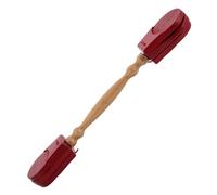 Mikinona Wooden Double-headed Castanets Boys and Girls Musical Instrument for Rhythm Learning Preschool Percussion Toys Hand Clappers Boy Girl's Instruments