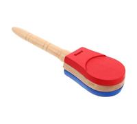 Mikinona Wooden Hand Clapper with Ergonomic Handle for Early Education Musical Instrument Enhancing Hand Eye Coordination Teamwork and Rhythm Awareness Group Activity for Preschoolers