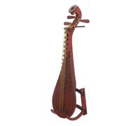 Mikinona Wooden Lute Puzzle DIY Model for Adults Craft Self-assembly Educational Birthday and Festival Decorative Home and Office Display