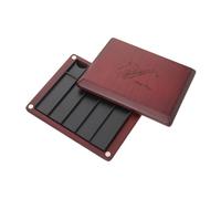 Mikinona Wooden Reed Case for Alto Tenor Saxophone and Clarinet Shockproof Double-sided Holder for Up to Reeds Portable Storage for Bass Clarinet