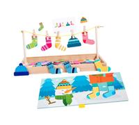 Mikinona Wooden Sensory for Educational Plaything Develops Spatial Imagination Enhances Communication Skills Safe and Fun Sensory