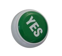 Mikinona Yes Game Answer Buzzer Button Electronic Responder with Seven Sound Types Big Buttons No Battery Required for Gaming Competition and Performance