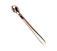 Mikinona Zinc Alloy Eye Massage Tool Portable Eye Cream Spoon for Fatigue Relief and Handy Beauty Accessory Rose Golden