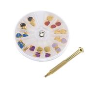 Mikinona Zodiac Alloy Pendant Chic Nail Diy Pendants for Nail Art Unique Hanging Decor Ornament Beautiful Art Supply for Girls Decorative Supplies