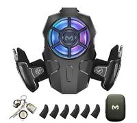 Mikirini 11 in 1 PUBG Mobile High Frequency Triggers with cooling fan, PUBG Mobile Phone Game Controller with cooler for PUBG/Fortnite/Call of Duty, 40 Shots per second (Max) (Memo)