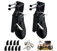 Mikirini 12 in 1 Mobile Game Controller Combo for iPad/Tablet, L2R2 Hand Gaming Grip Triggers for PUBG/Knives Out/Call of Duty/Apex