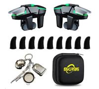 Mikirini 13 in 1 PUBG Mobile Phone Controller Combo, L2R2 4 Gaming Triggers