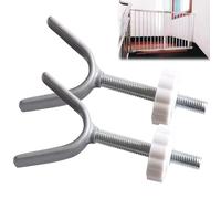Mikiuly Y-shaped adapter for baby gate, Y spindle for attachment, children's gate and stair railings, extension of the stair gate, for stair gates for babies and pets