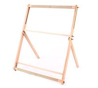 MIKIYUEER Weaving Loom, Adjustable Wooden Loom Kit | 3 Gears Beech Wood | Easy Assembly | Creative Tapestry Making | Fun for Adults and Kids | Enhance Creativity