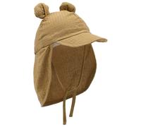 Mikk-Line - Kid's Summercap Long Neck 3D - Cap size 55 cm - 6-8 Years, brown/sand