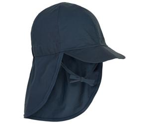 Mikk-Line - Kid's Summercap Long Neck Solid - Cap size 45 cm - 6-12 Months, blue