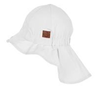 Mikk-Line - Kid's Summerhat Long Neck Solid - Cap size 51 cm - 2-4 Years, white