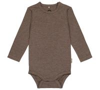 Mikk-Line - Kid's Wool/Bamboo L/S Body - Merino base layer size 74, brown