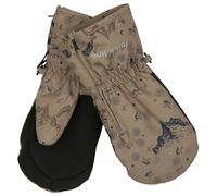 Mikk-Line - Polyester Baby Mittens Zip - Gloves size 122/128, brown