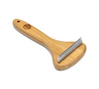 Mikki Bamboo Moult Master De-Shedding Blade For Dog & Cat Grooming, Shedding & Undercoat, Safely Removes Loose Hair, With Anti-Rust Stainless Steel Teeth, Small