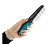Mikki Dog, Cat Anti-Tangle Shedding Comb - Removes Knots, Matts and Tangles - for Thick Hair Coats