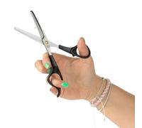 Mikki Dog, Cat Double Thinning Grooming Scissors - Pet Shears with Toothed Blade for Thick Coats