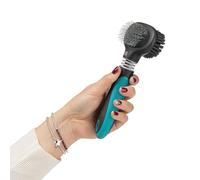 Mikki Dog, Cat Dual Slicker Brush Remove Knot, Tangle -2 sided -Nylon and Ball Pin for Small-Med Pets