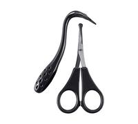 Mikki Dog, Cat Ear and Face Grooming Care Set - Scissors and Comb Set for Face, Ear, Nose and Paw