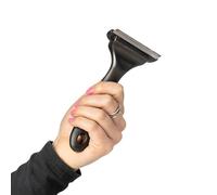 Mikki Dog, Cat, Puppy Grooming Shedding Tool Moult Master Brush Blade for Medium, Large Pets, Red and Black