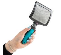 Mikki Dog, Cat, Puppy, Kitten Grooming Hard Pin Slicker Brush -For Knot, Tangle -Lrg-XLrg Pet-XLarge