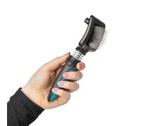 Mikki Dog, Cat, Puppy, Kitten Grooming Soft Pin Slicker Brush -For Knot, Tangles -Med-Lrg Pet-Large