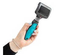 Mikki Dog, Cat, Puppy, Kitten Grooming Soft Pin Slicker Brush -For Knot, Tangles -Sml-Med Pet-Small