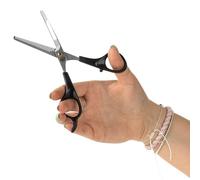 Mikki Dog, Cat Single Thinning Grooming Scissors - Pet Shears with Toothed Blade for Thick Coats