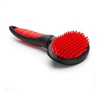 Mikki Dog, Puppy, Cat Grooming Massage Slicker Brush - Gentle, Relaxing Grooming - Large,Black