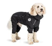 Mikki Doodles Dog Raincoat, Waterproof, Windproof, Silky Lining, Less Friction Means Less Knots & Tangles, Size Large c