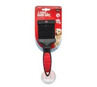 Mikki Dog, Cat Pro Slicker Brush - Remove Knots, Tangles and Moutled Hair - 2 Sided -Hard and Soft Pin