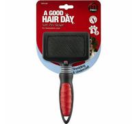 Mikki Dog, Cat, Puppy, Kitten Grooming Soft Pin Slicker Brush -For Knot, Tangles -Sml-Med Pet-Small