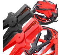 MIKKUPPA 3m Heavy Duty Jump Leads Professional Car Van Battery Booster Cables 350AMP for 12V and 24V with Gloves and Storage Bag