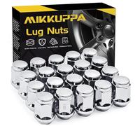 MIKKUPPA M12x1.5 Lug Nuts - Replacement for Ford Fusion, Focus, Escape Aftermarket Wheel - 20pcs Chrome Closed End Lug Nut