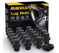 MIKKUPPA M14x1.5 Wheel Lug Nut - Replacement for Land Rover LR3 LR4 Range Rover Sport Discovery - 20pcs Black Closed End OEM Factory 1.81" Tall 0.87" Hex Lug Nuts