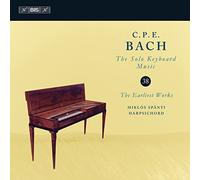 Miklos Spanyi - Carl Philipp Emanuel Bach: The Solo Keyboard Music, Vol. 38 - The Earliest Works
